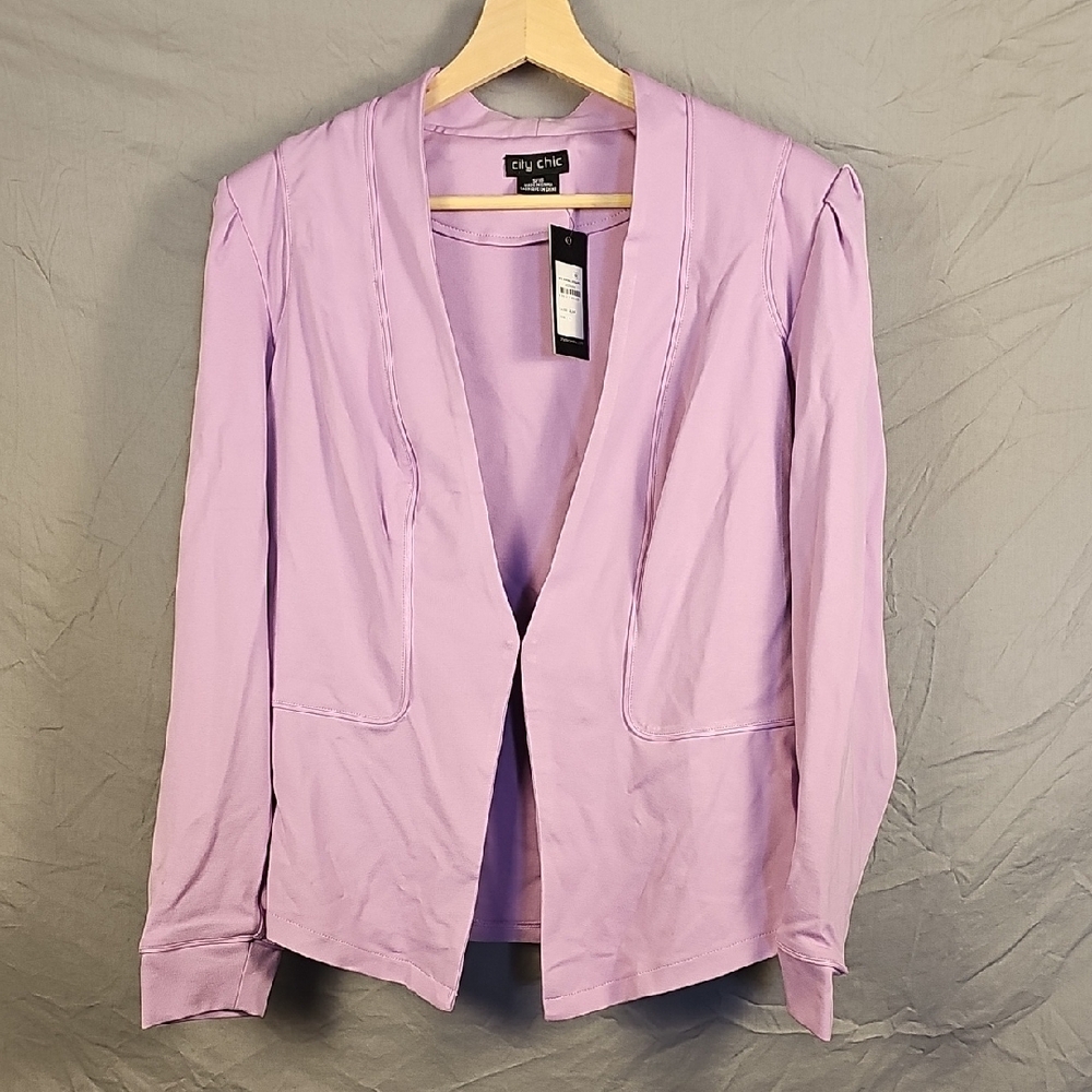 City Chic Women's Purple Jacket